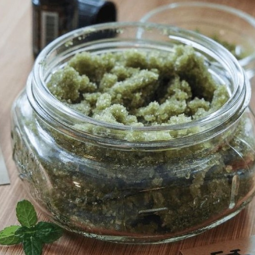 Green Tea Homemade Sugar Scrub